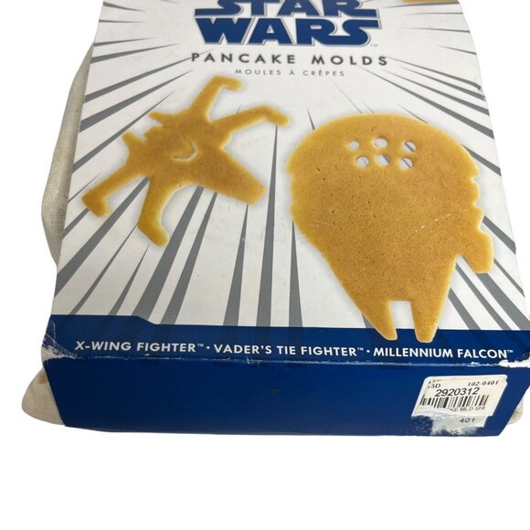 William Sonoma Star Wars Pancake Molds Set Of 3 New With Recipe - Picture 3 of 5